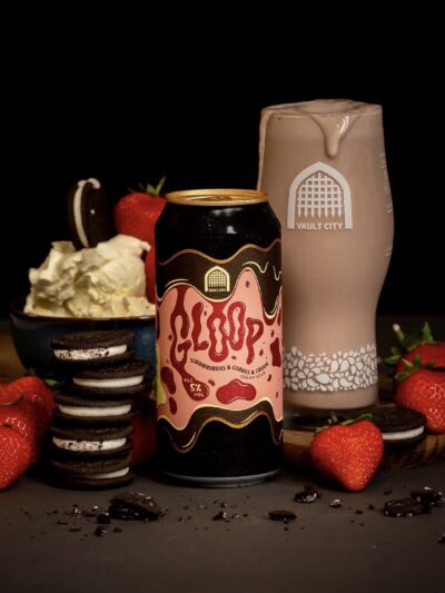 Vault City Brewing - 'GLOOP Sour - Strawberries & Cookies & Cream' (PREORDER WEEK 38)