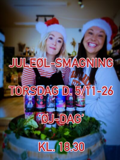 Ølsmagning 5/11-26: Jule-Øl